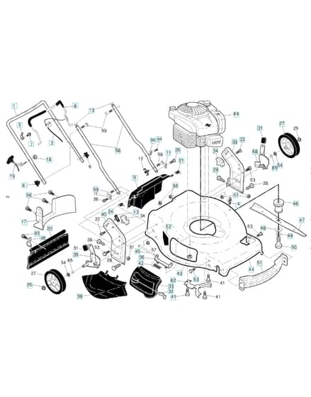 Husqvarna HU550F - Frame