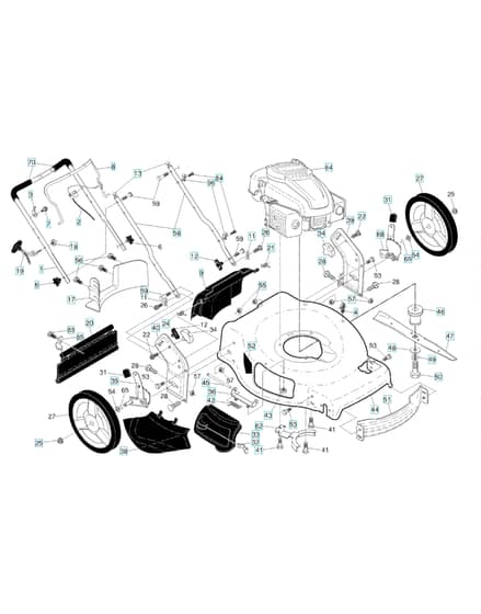 Husqvarna HU600F - Frame & Engine