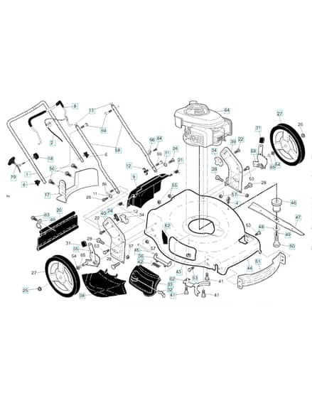 Husqvarna HU700F - Frame & Engine