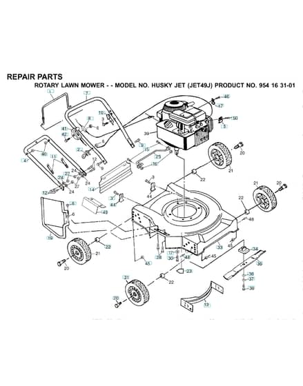 Husqvarna HUSKY JET JET49J - Product Complete