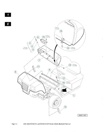 Husqvarna HUV4210EXP - Front Body