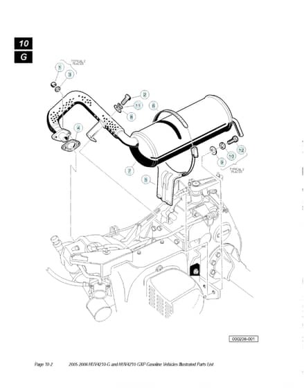 Husqvarna HUV4210G - Exhaust