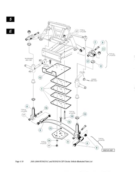 Husqvarna HUV4210G - Front Lower Suspension