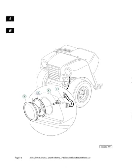 Husqvarna HUV4210GXP - Headlights
