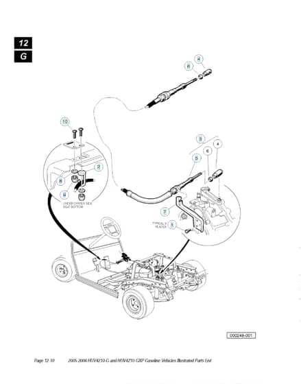 Husqvarna HUV4210GXP - Shifter Cable