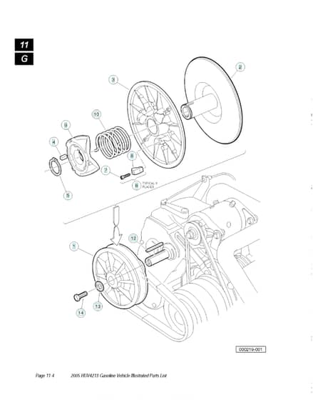 Husqvarna HUV4213GXP - Driven Clutch
