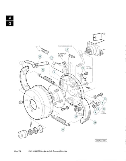 Husqvarna HUV4213GXP - Rear Brake A