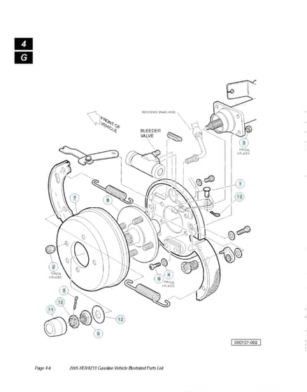 Husqvarna HUV4213GXP - Rear Brake B