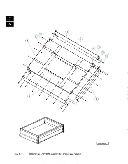 Husqvarna HUV4214 - Box Bed