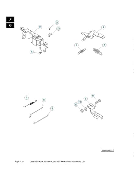 Husqvarna HUV4214 - Brackets