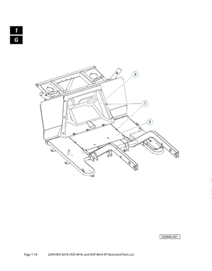 Husqvarna HUV4214 - Floor Plate