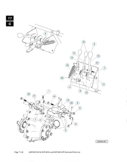 Husqvarna HUV4214 - Shifter A