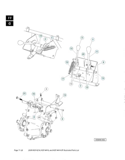 Husqvarna HUV4214 - Shifter B