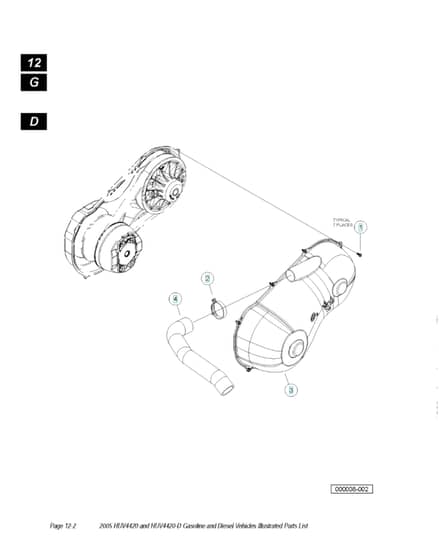 Husqvarna HUV4420D - Clutch Cover