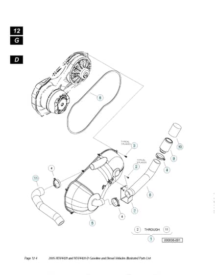 Husqvarna HUV4420D - Clutch Cover 2