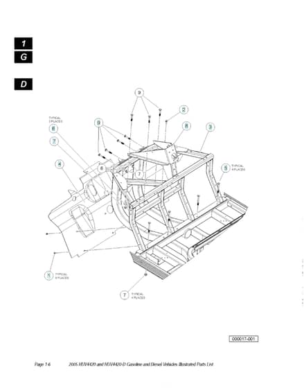 Husqvarna HUV4420D - Front Body 2