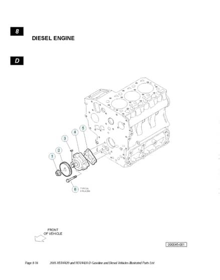 Husqvarna HUV4420D - Oil Pump