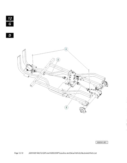 Husqvarna HUV4421D - Chassis - Frame 9