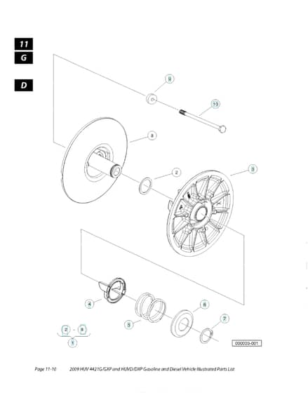 Husqvarna HUV4421D - Clutch