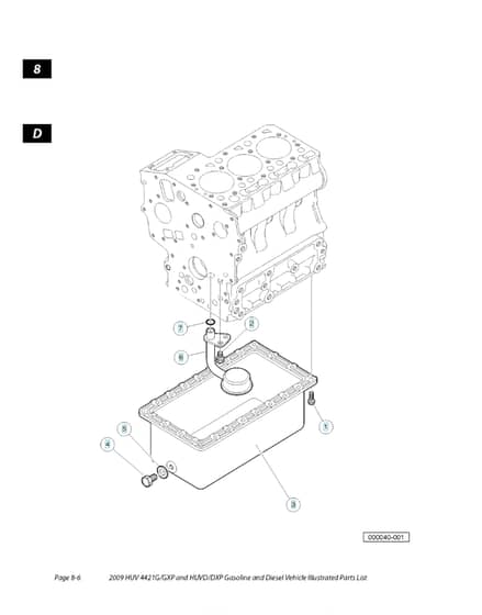 Husqvarna HUV4421DXP - Oil Pan
