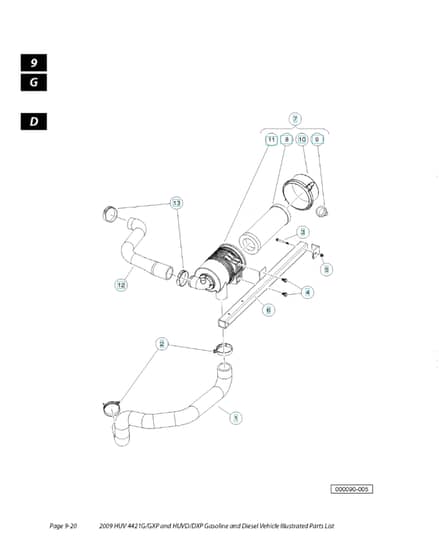 Husqvarna HUV4421GX - Air Filter 2