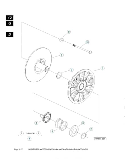 Husqvarna HUV4420 - Driven Clutch