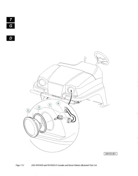 Husqvarna HUV4420 - Headlights