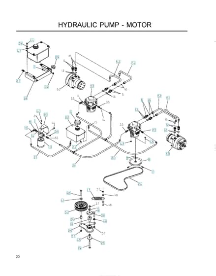 Husqvarna Iz25 - Hydraulic Pump