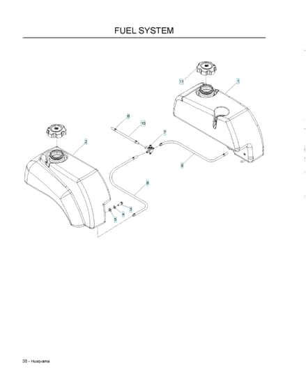 Husqvarna Iz4217 - Fuel System
