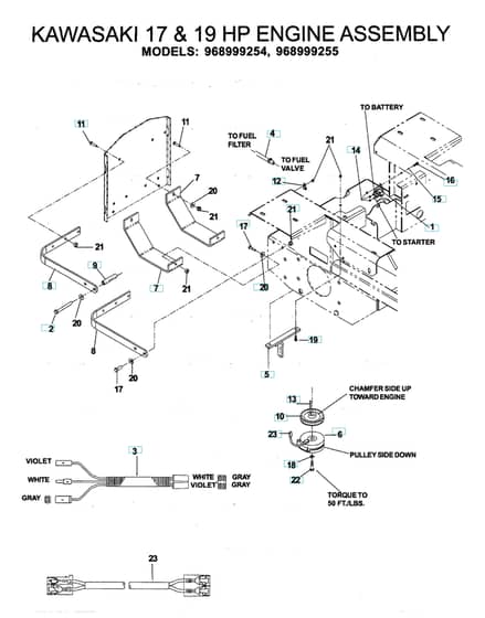 Husqvarna Iz4217 T - Engine