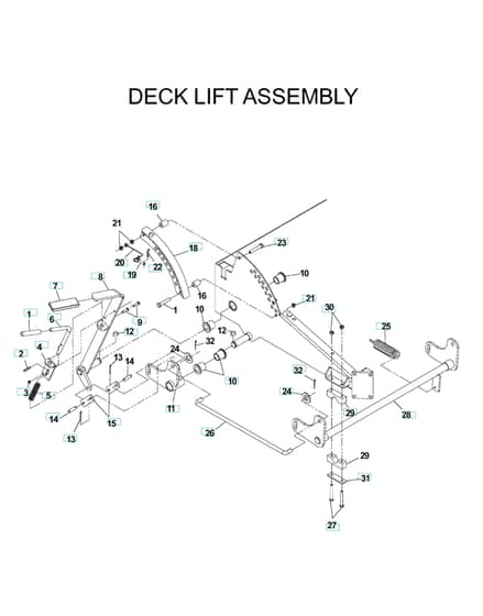 Husqvarna Iz4218 Kaa - Mower Lift & Deck Lift