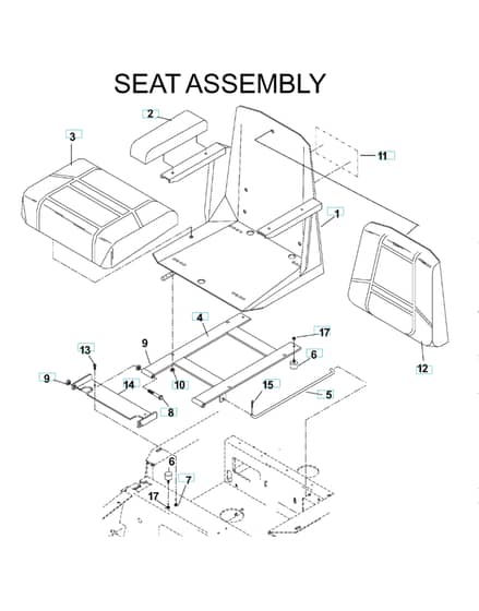 Husqvarna Iz4218 Kaa - Seat