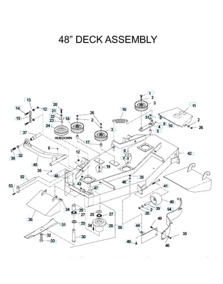 Husqvarna Iz4818 - 48" 122cm Cutting Deck
