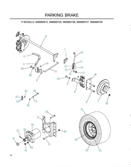 Husqvarna Iz5223 - Parking Brake