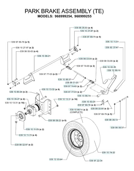 Husqvarna Iz5223 T - Brake / Rear Mower Lift 2