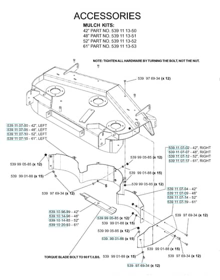 Husqvarna Iz6123 T Kaa - Accessories
