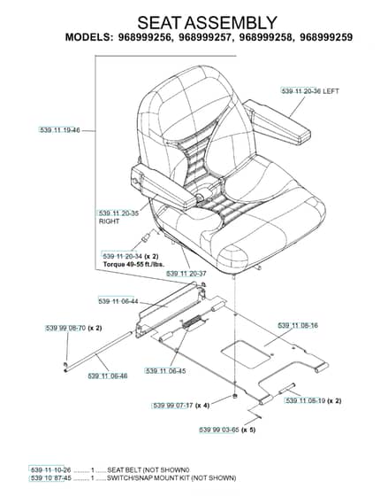 Husqvarna Iz6123 T Kaa - Seat