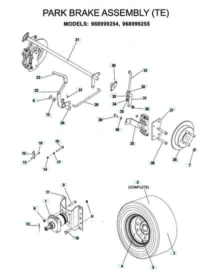 Husqvarna Iz 4817 Tskaa - Parking Brake