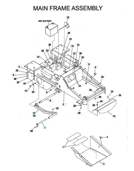 Husqvarna Iz 4821 Tskaa - Frame