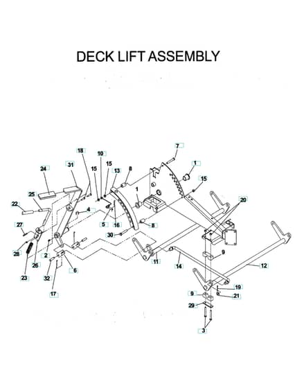 Husqvarna Iz 4821 Tskaa - Mower Lift & Deck Lift