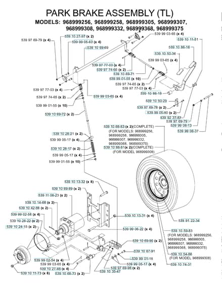 Husqvarna Iz 5221 Tkaa - Parking Brake
