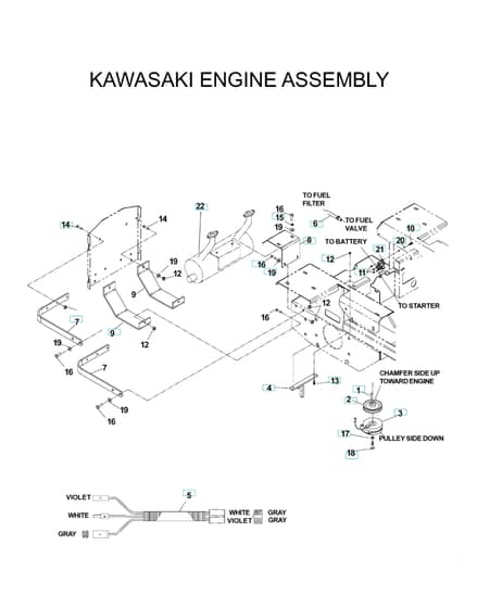 Husqvarna Ize 4821 Kaa - Engine