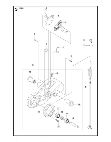 Husqvarna K1250 - Controls