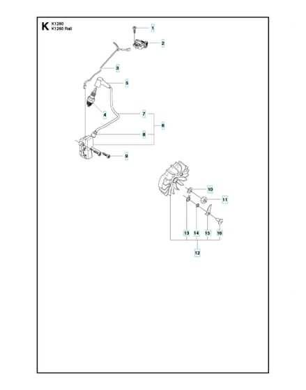 Husqvarna K1260RAIL - Ignition System