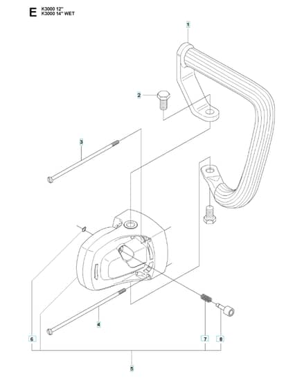 Husqvarna K3000 - Gear Housing