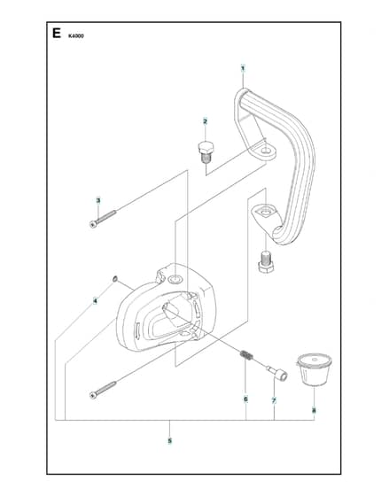 Husqvarna K4000 - Gear Housing