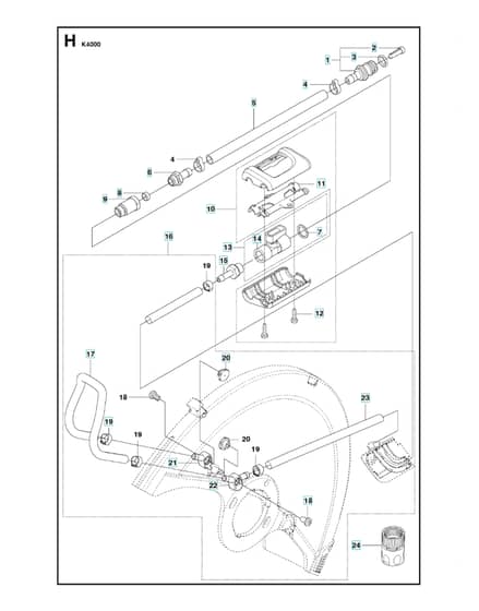 Husqvarna K4000 - Hose