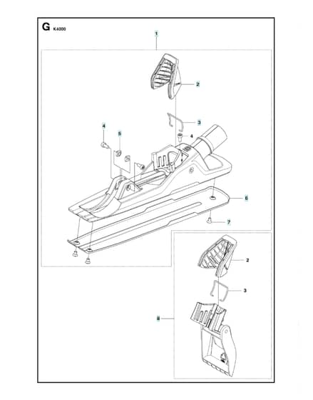 Husqvarna K4000 - Vac Unit