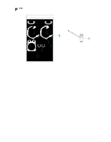 Husqvarna K750 - 2010-2 - Gasket Kit