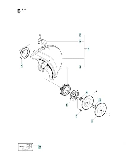 Husqvarna K750 - 2010-2 - Guards